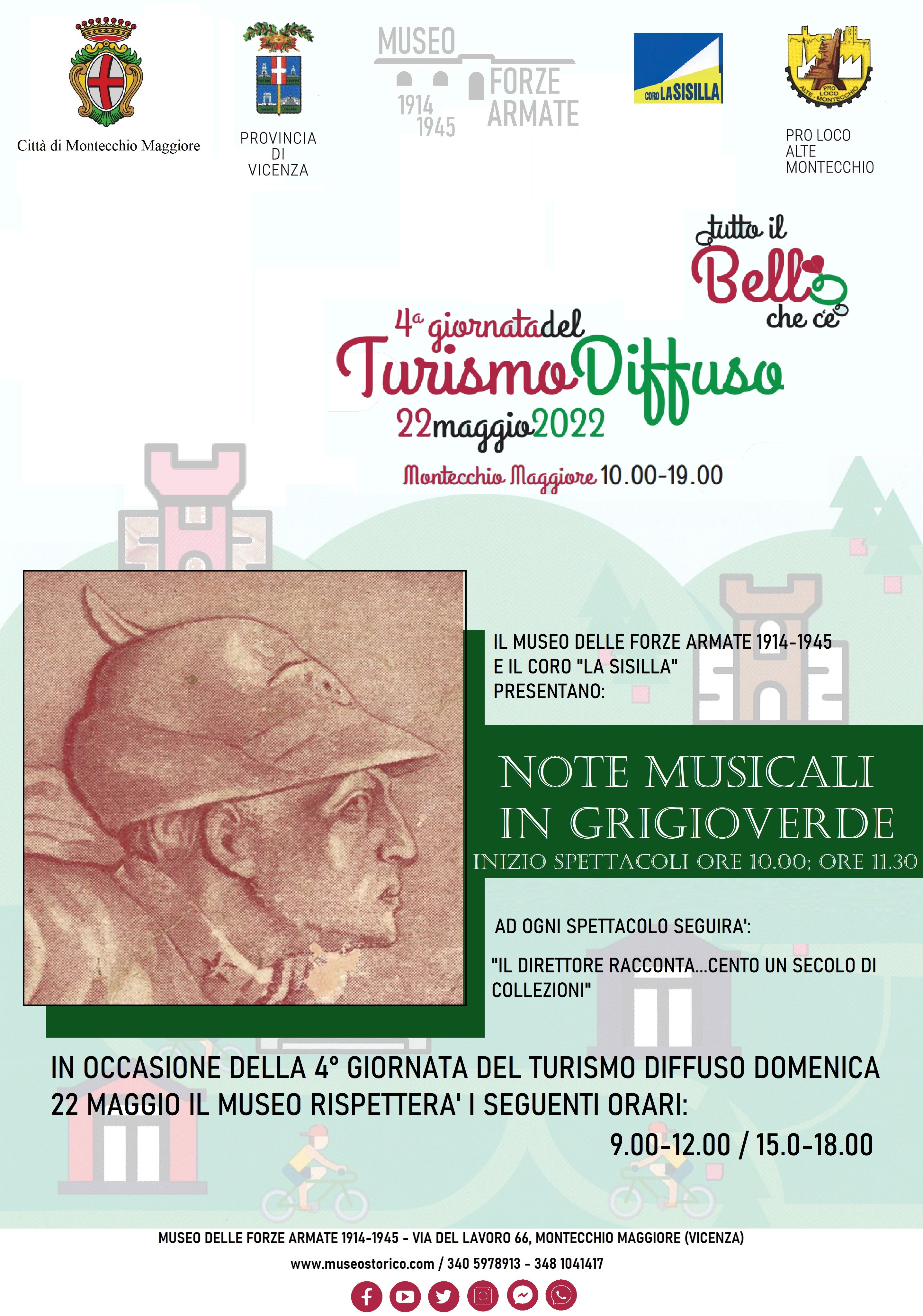 Note usicali in Grigioverde