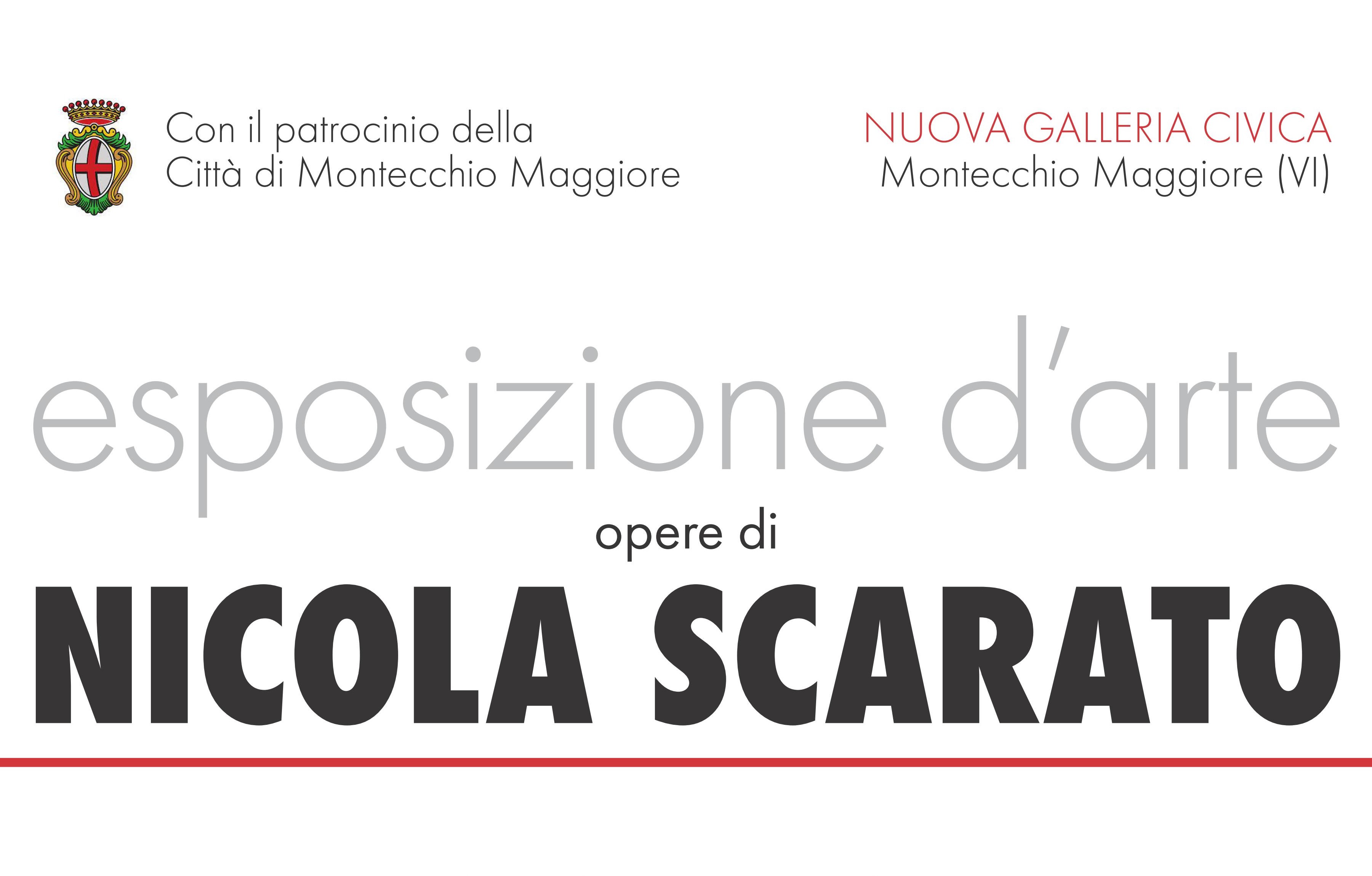 Esposizione d’arte delle opere di NICOLA SCARATO