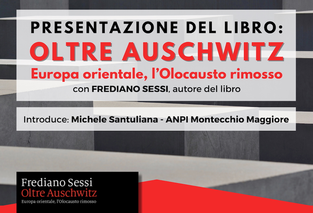 Iniziativa in occasione del Giorno della Memoria: Lo storico Frediano Sessi presenta il libro “Oltre Auschwitz”