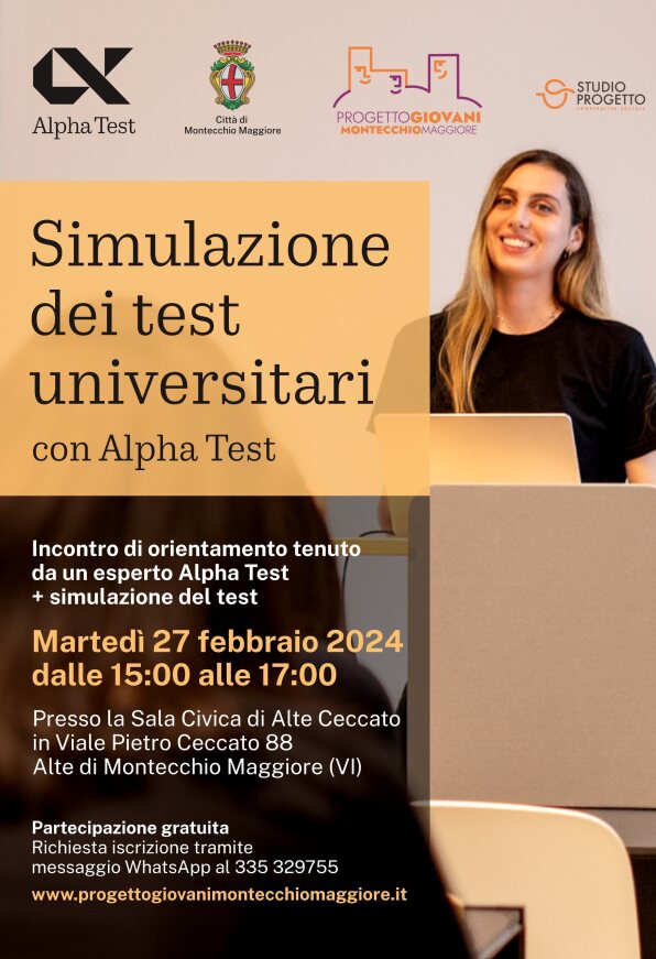 Simulazione dei test di ammissione universitari  con alpha test