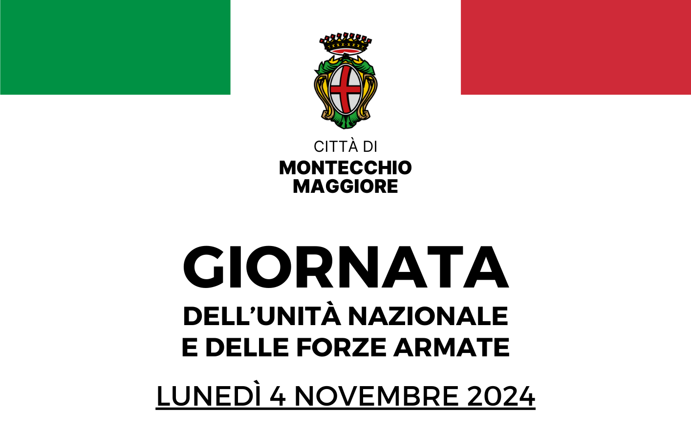 La città celebra il 4 Novembre,  la Giornata dell'Unità Nazionale e delle Forze Armate