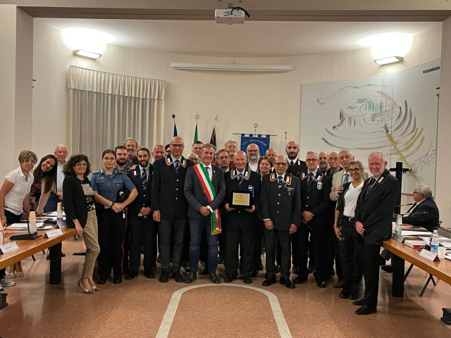 Cittadinanza onoraria all'Associazione Nazionale Carabinieri di Montecchio Maggiore