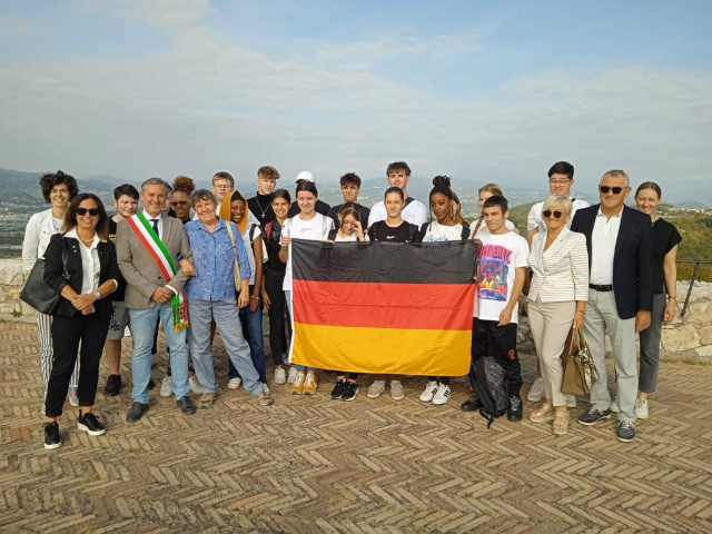 Gli studenti di Passau al Castello di Giulietta