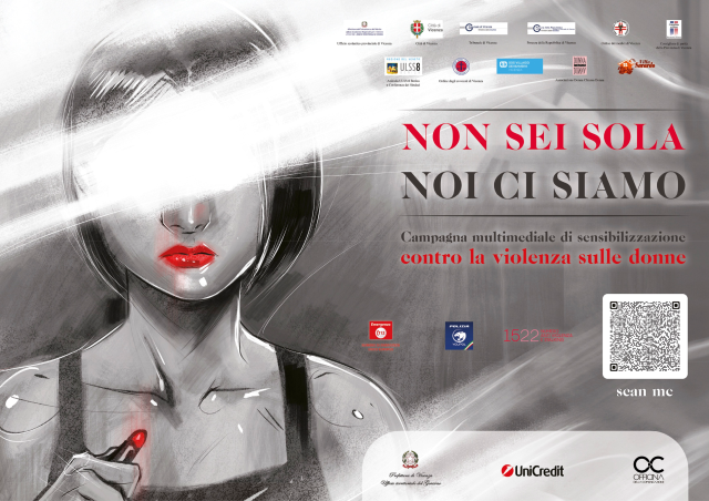 NON SEI SOLA, NOI CI SIAMO - Campagna di sensibilizzazione contro la violenza sulle donne