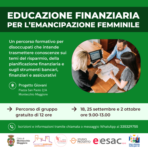 Educazione finanziaria  per l’emancipazione femminile