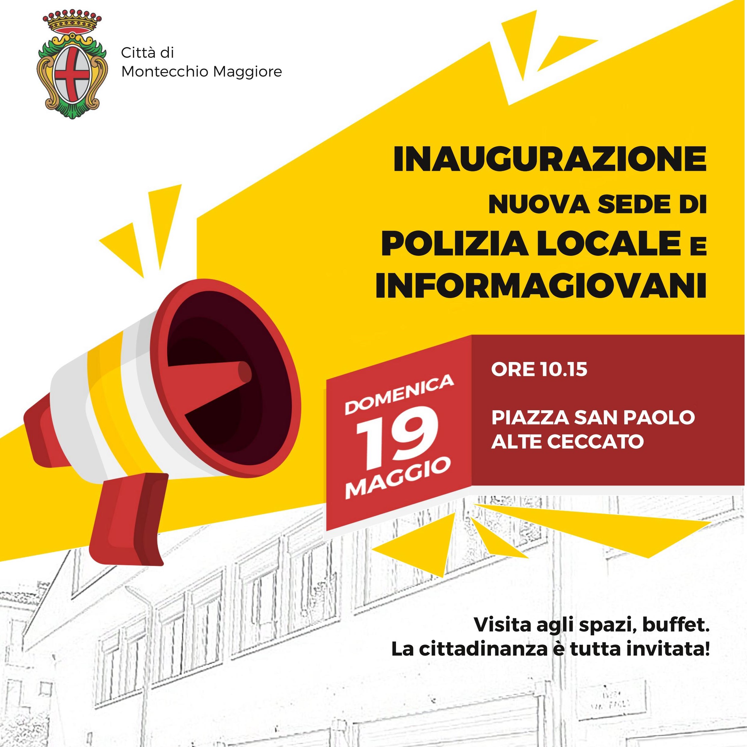 Inaugurazione nuova sede di Polizia Locale e Informagiovani