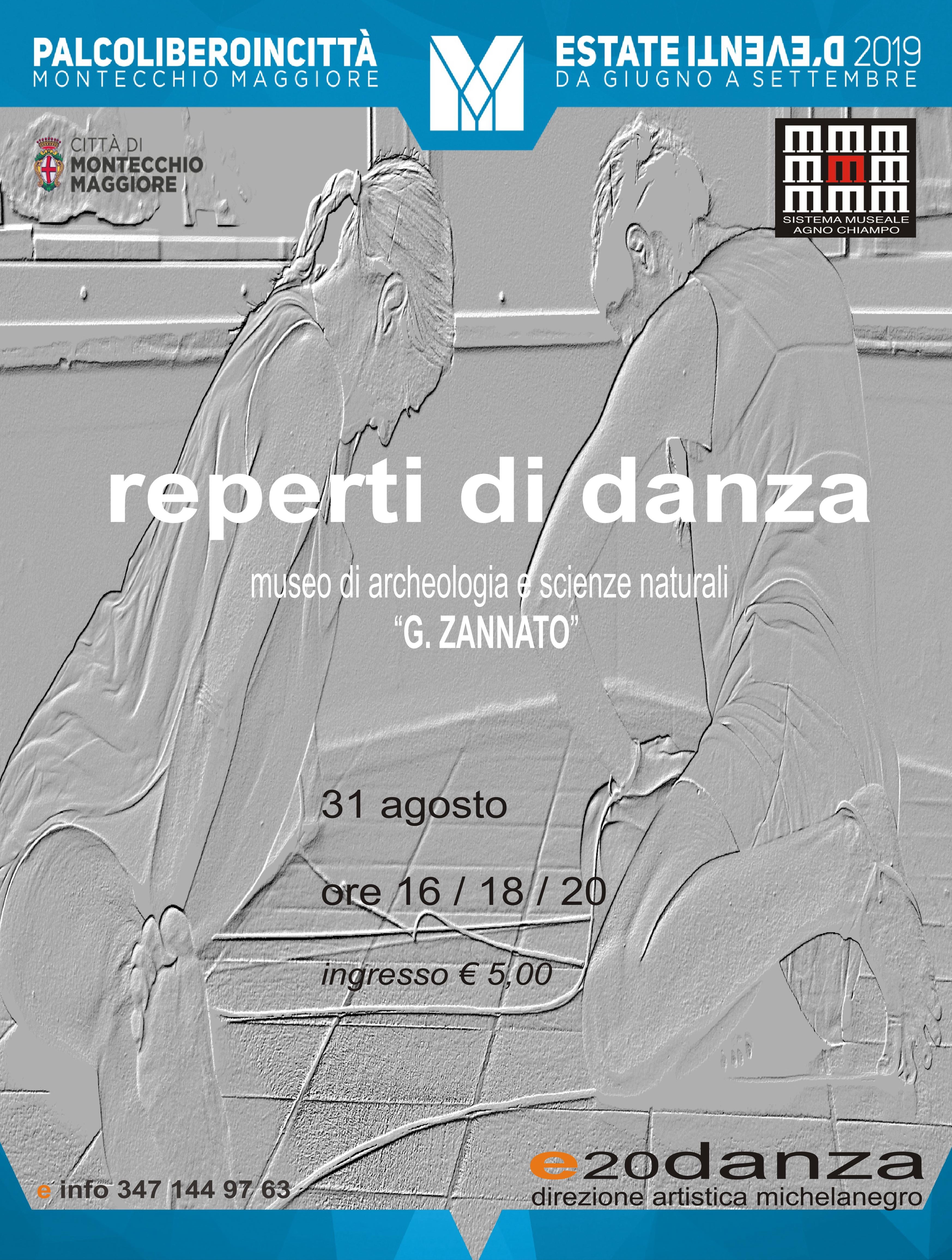 Reperti di danza. danza in museo tra archeologia e natura