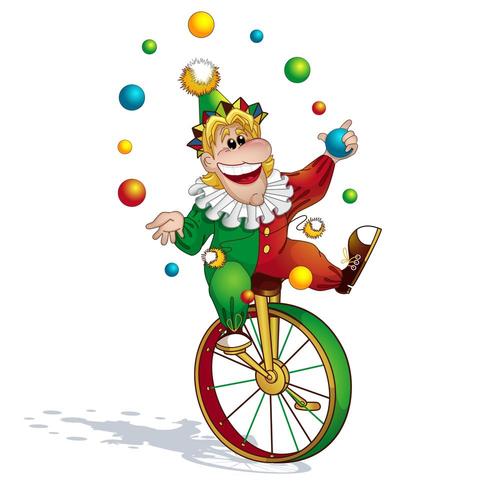 Olè - clown e giocolerie a bordo di un velocipede