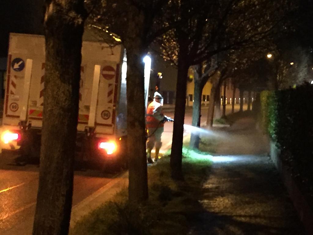 Coronavirus: precisazioni sulla sanificazione di strade e marciapiedi