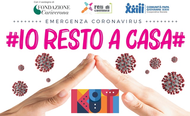 Coronavirus: il kit #IO RESTO A CASA# per diminuire l'impatto psico-sociale nelle famiglie