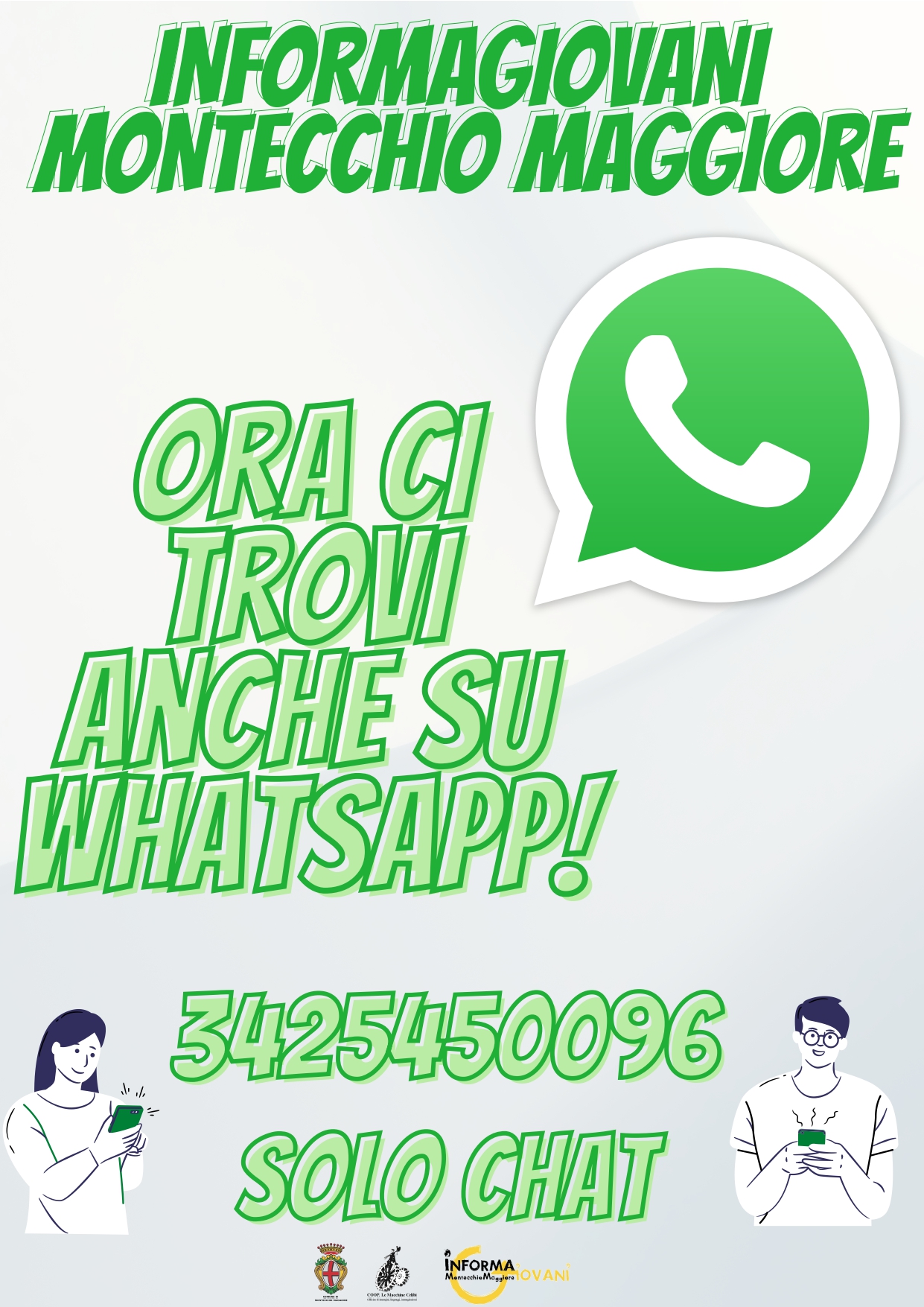 Numero whatsapp dell'InformaGiovani